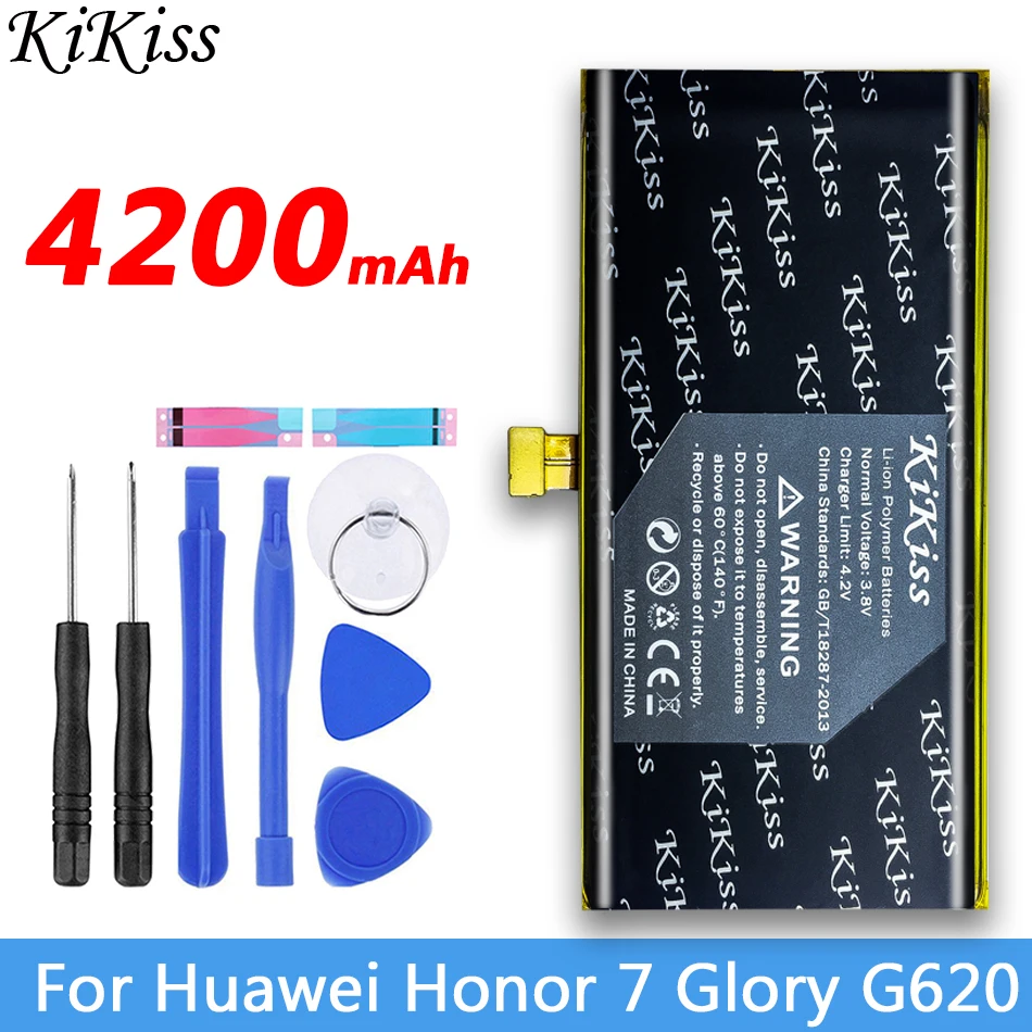 4200 ма • ч высокоемкая батарея для Huawei Honor 7 Glory Honor7 PLK TL01H ATH AL00 AL10 Hua Wei аккумулятор
