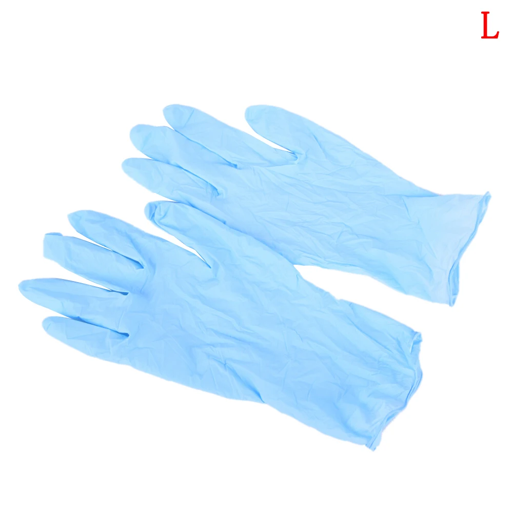 New 10pcs Disposable Blue Gloves Medical Tattoo Cleaning Supplies Household Tattoo Accessories Permanent Makesup