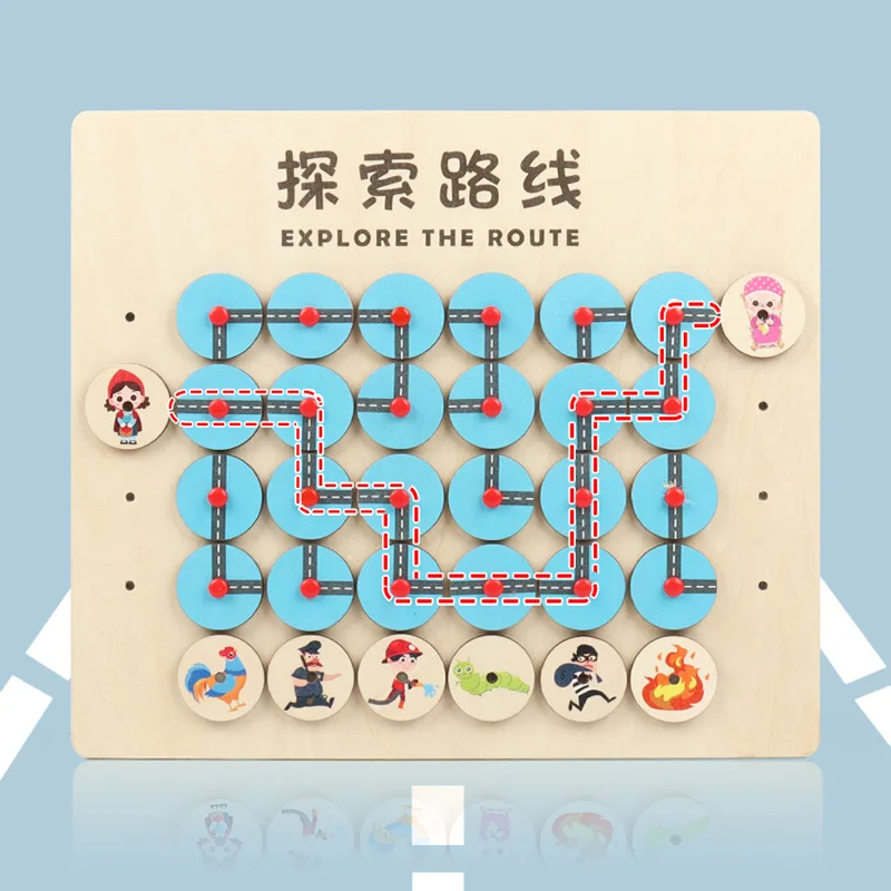 

Educational House Board Game Playing Table Decoration Board Game Kids Accessories Giochi Bambini Smart Games Supplies DL60ZY