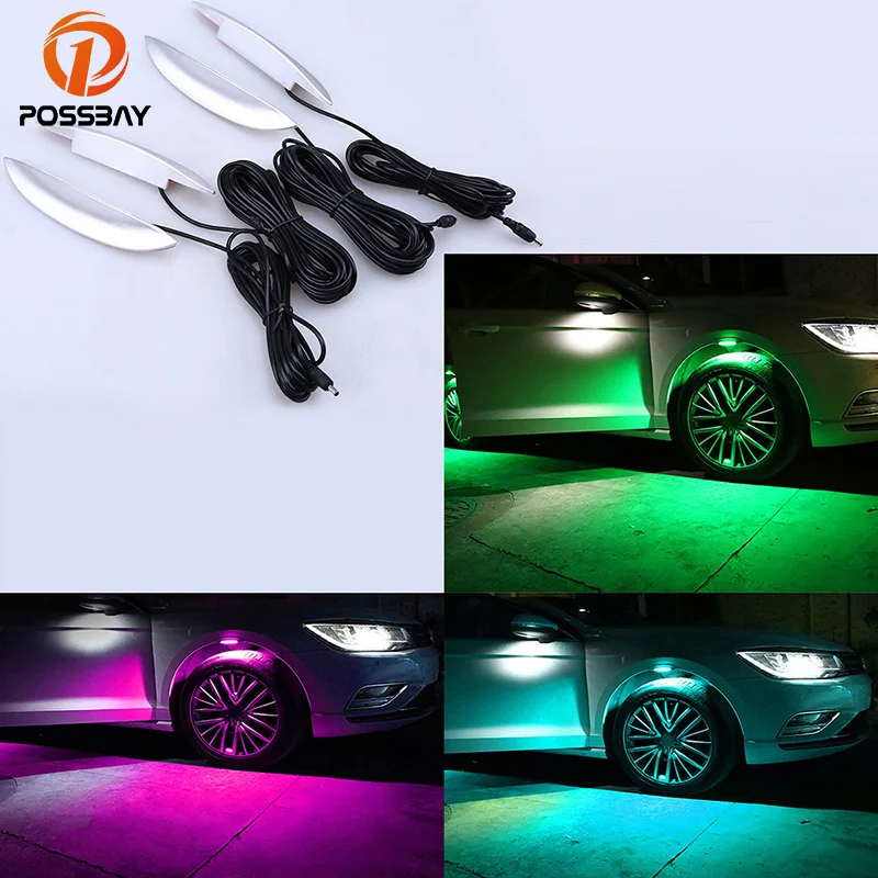 Posbay 4 шт./лот атмосферные лампы для шин светодиодные декоративные огни