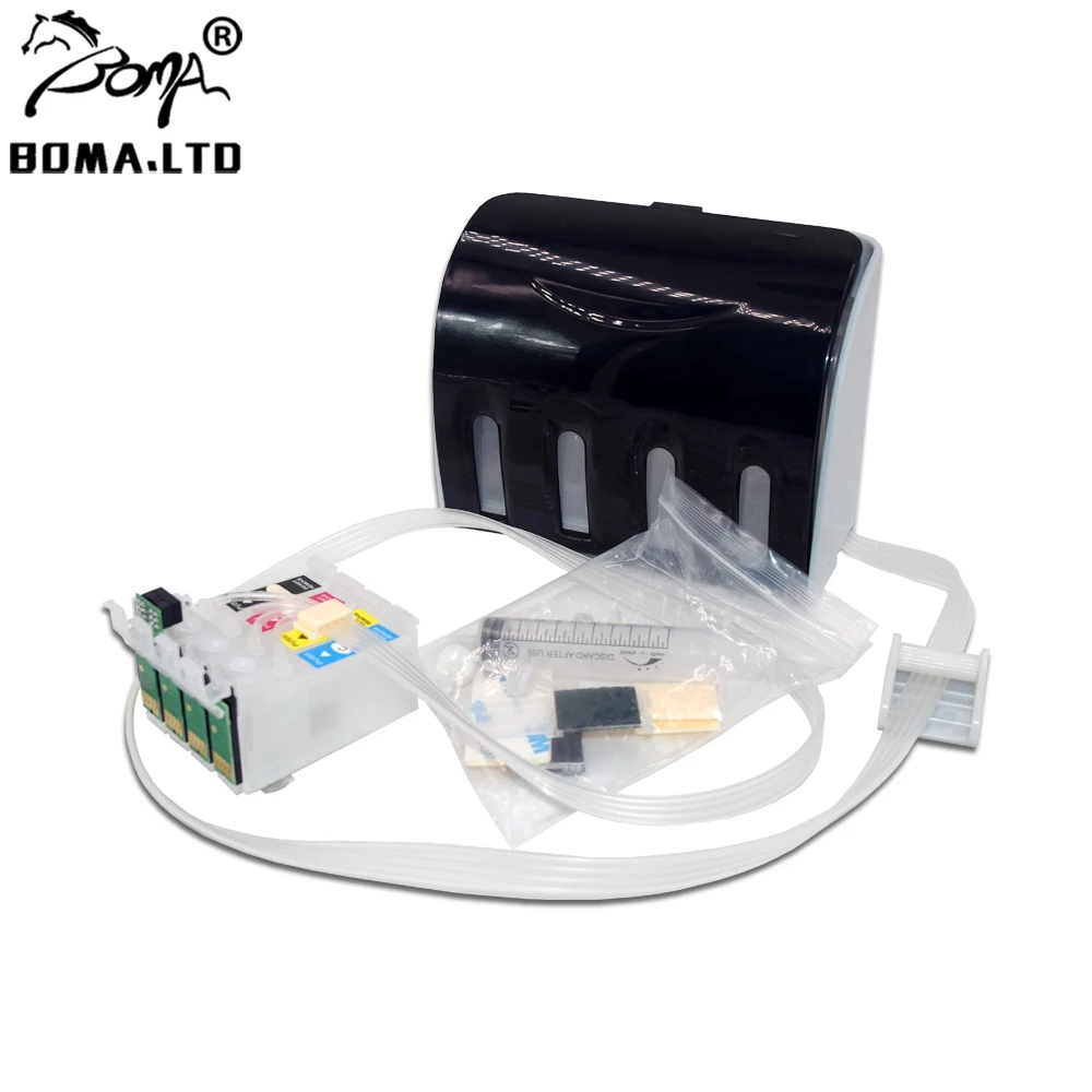 Непрерывная чернильная система BOMA.LTD T1281 Ciss оптом для чипа сброса Epson SX235W SX230 SX125 SX130
