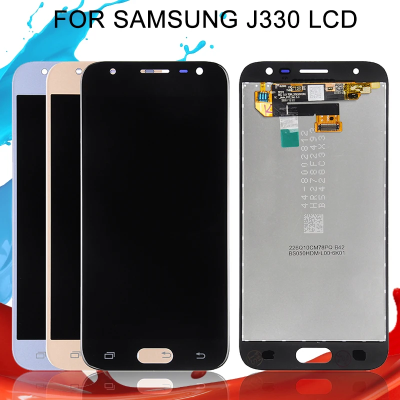Catteny J3 Pro 2017 дисплей для Samsung Galaxy J330 ЖК с сенсорной панелью стеклянный экран