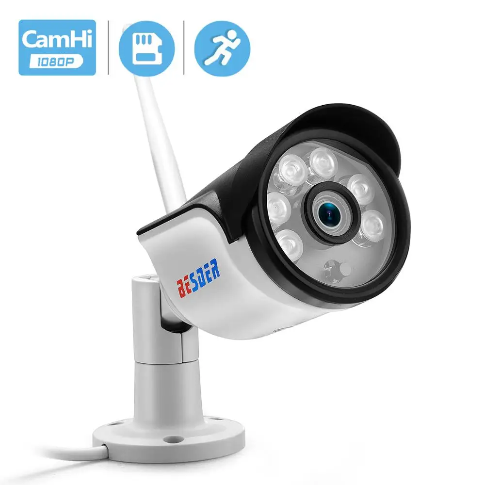 IP камера BESDER Full HD 1080P HI3518E + 1/2 дюйма SONY IMX323 Wi Fi слот для SD карты датчик движения|camera ip