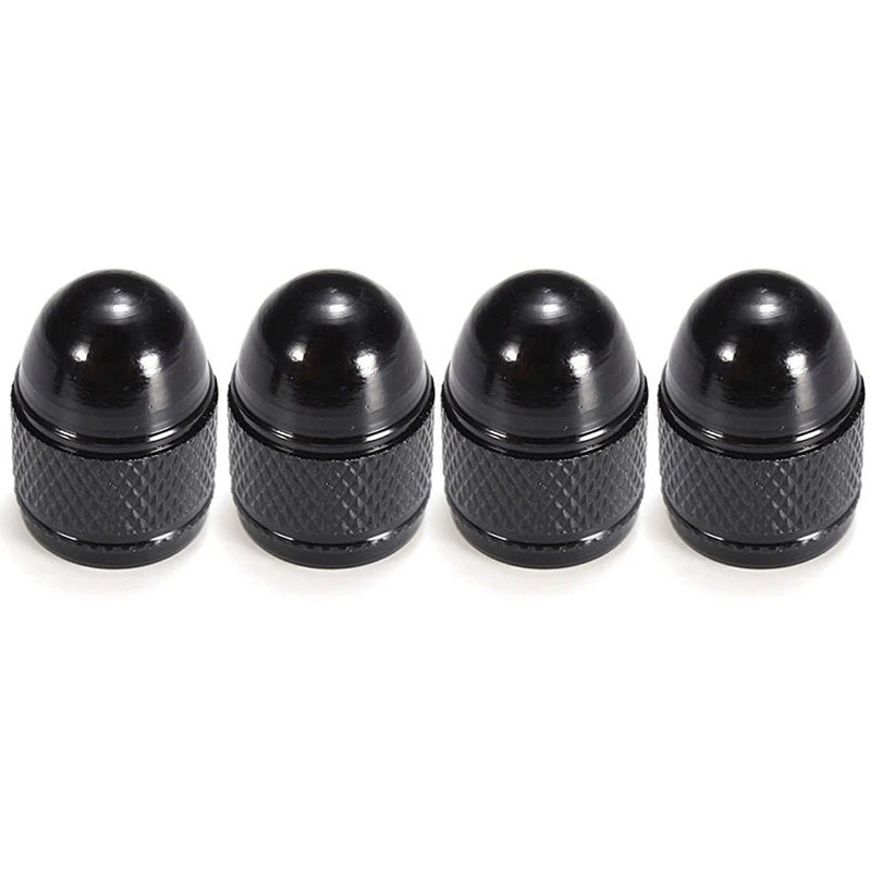 4 шт. Черный алюминиевый сплав обод для шин колпачок шины клапана автомобиля
