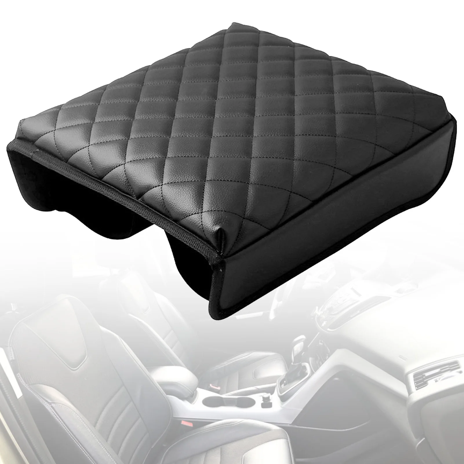 Автомобильный подлокотник мягкий коврик из искусственной кожи и устойчивая к