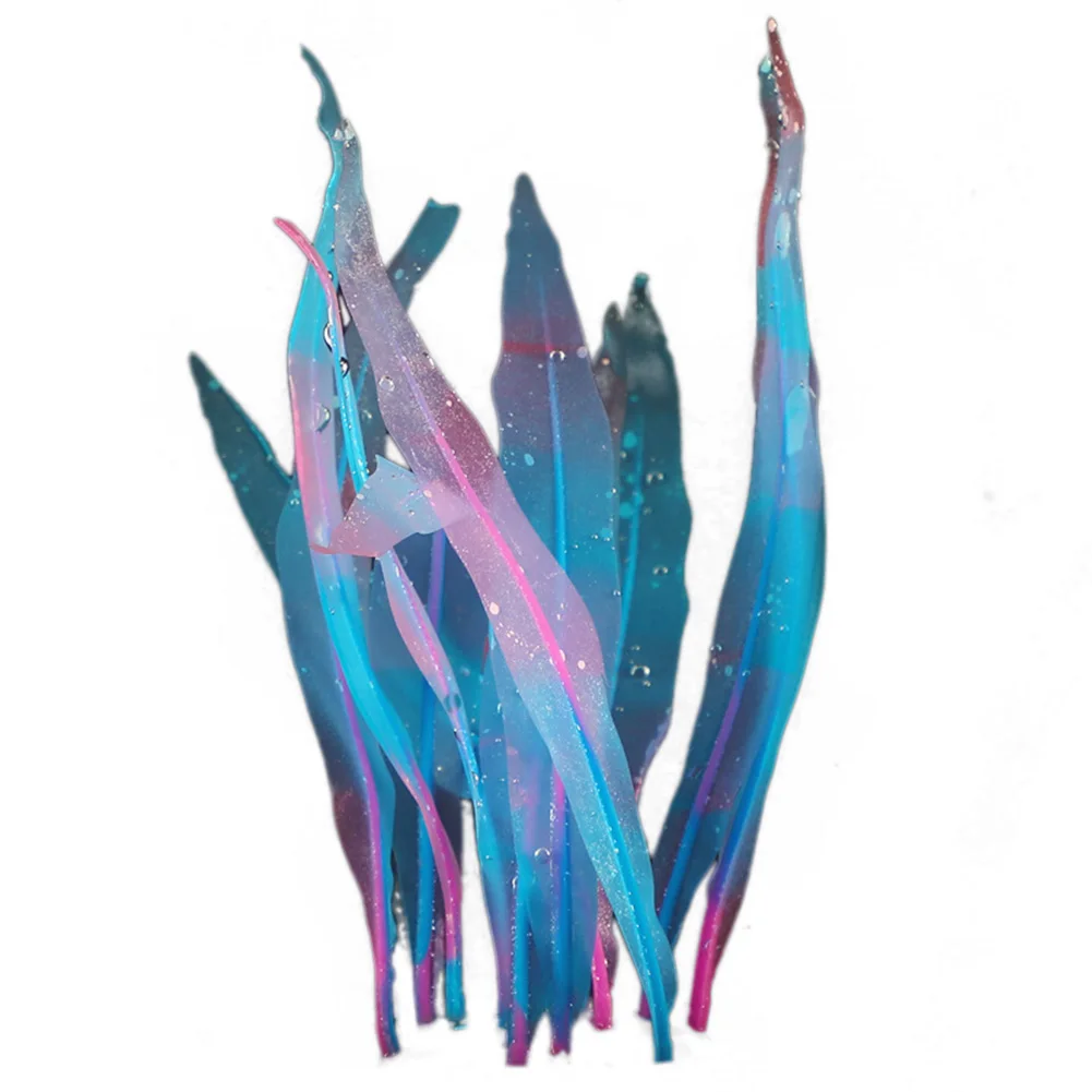 Искусственные морские водоросли растения ламинария мягкий силиконовый аквариум