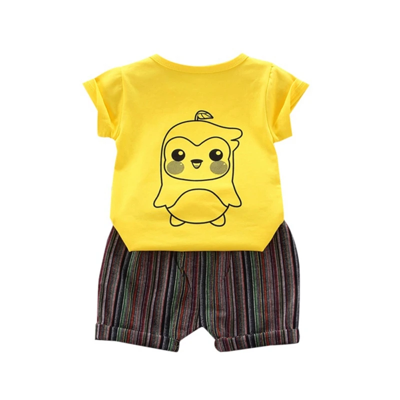 

Детский летний костюм из футболки с коротким рукавом и шортов