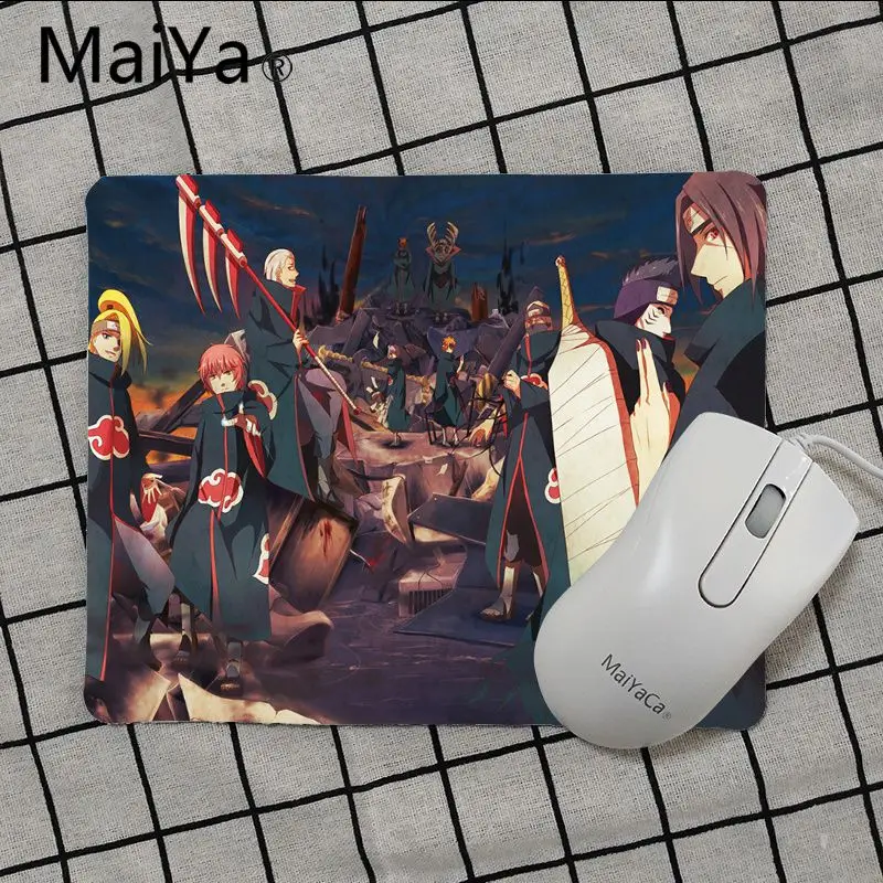 Maiya высокое качество Akatsuki Наруто Аниме резиновая мышь прочная настольная коврик