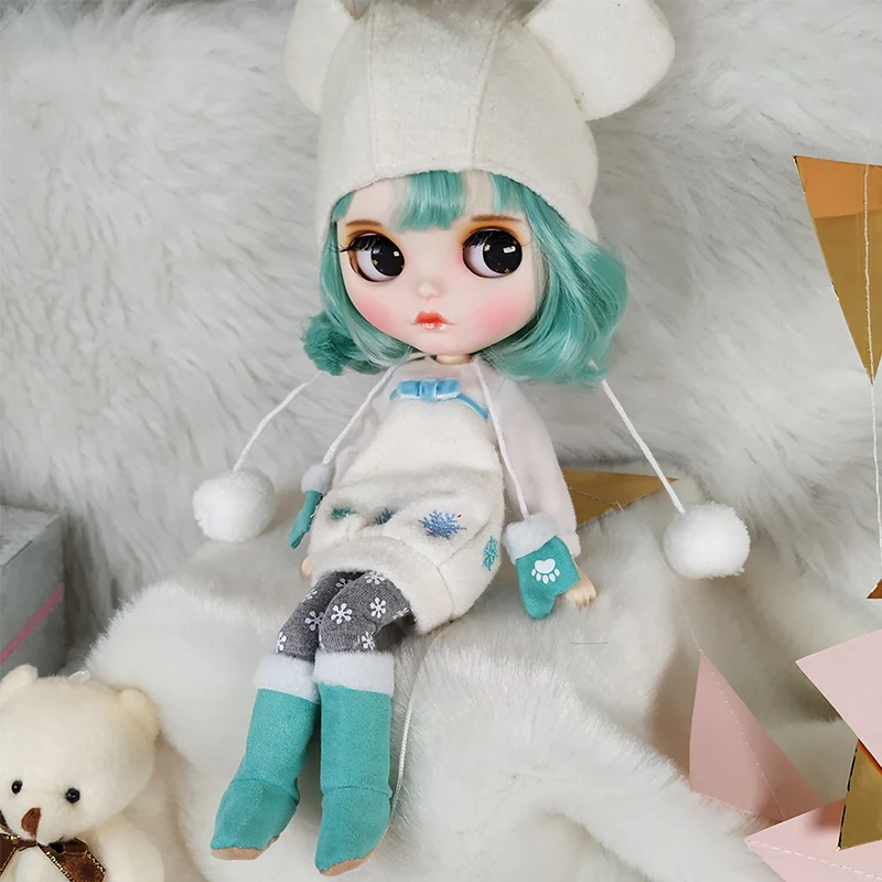 Комплект одежды Blyth ICY DBS 1/6 шарнирная кукла Снежная одежда включая платье