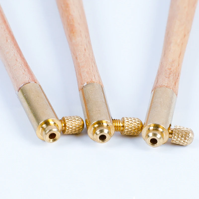 Горячие деревянные ручные тамбуры крючком Крючки инструменты для вязания с 3