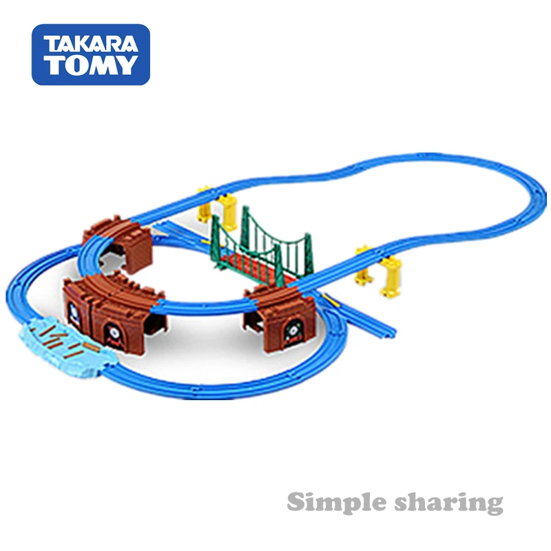 Набор рекомбинантных рельсов Takara Tomy Plarail паровозик Томаса для альпинизма