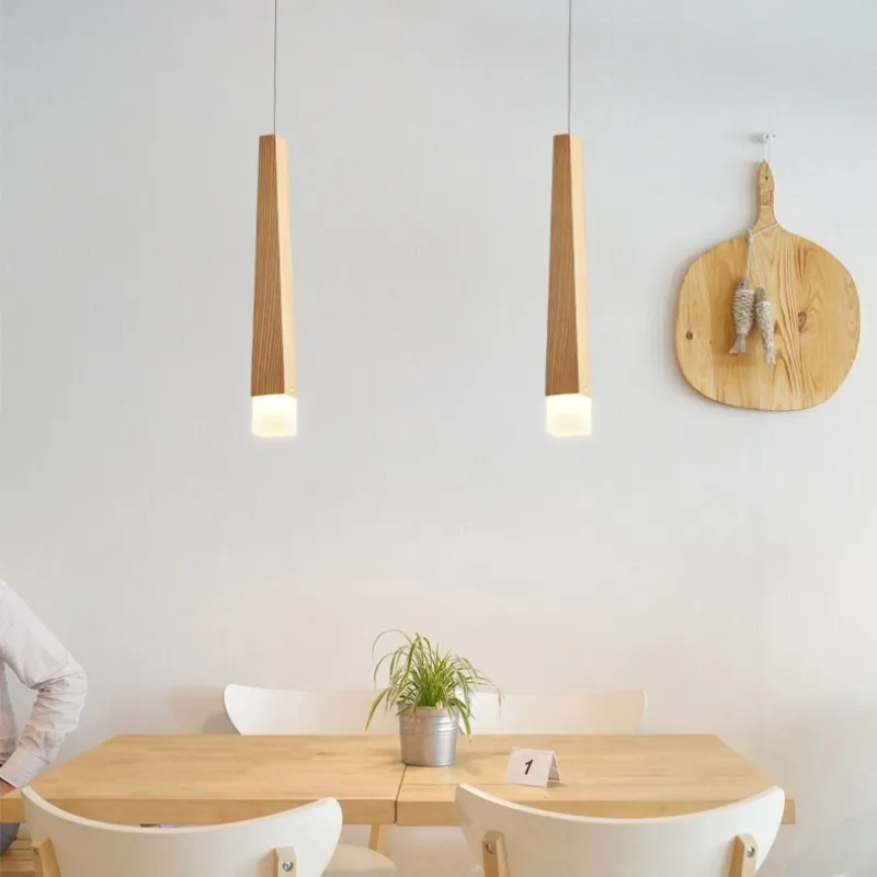 Скандинавская светодиодный нная светодиодная Подвесная лампа для кафе кухни