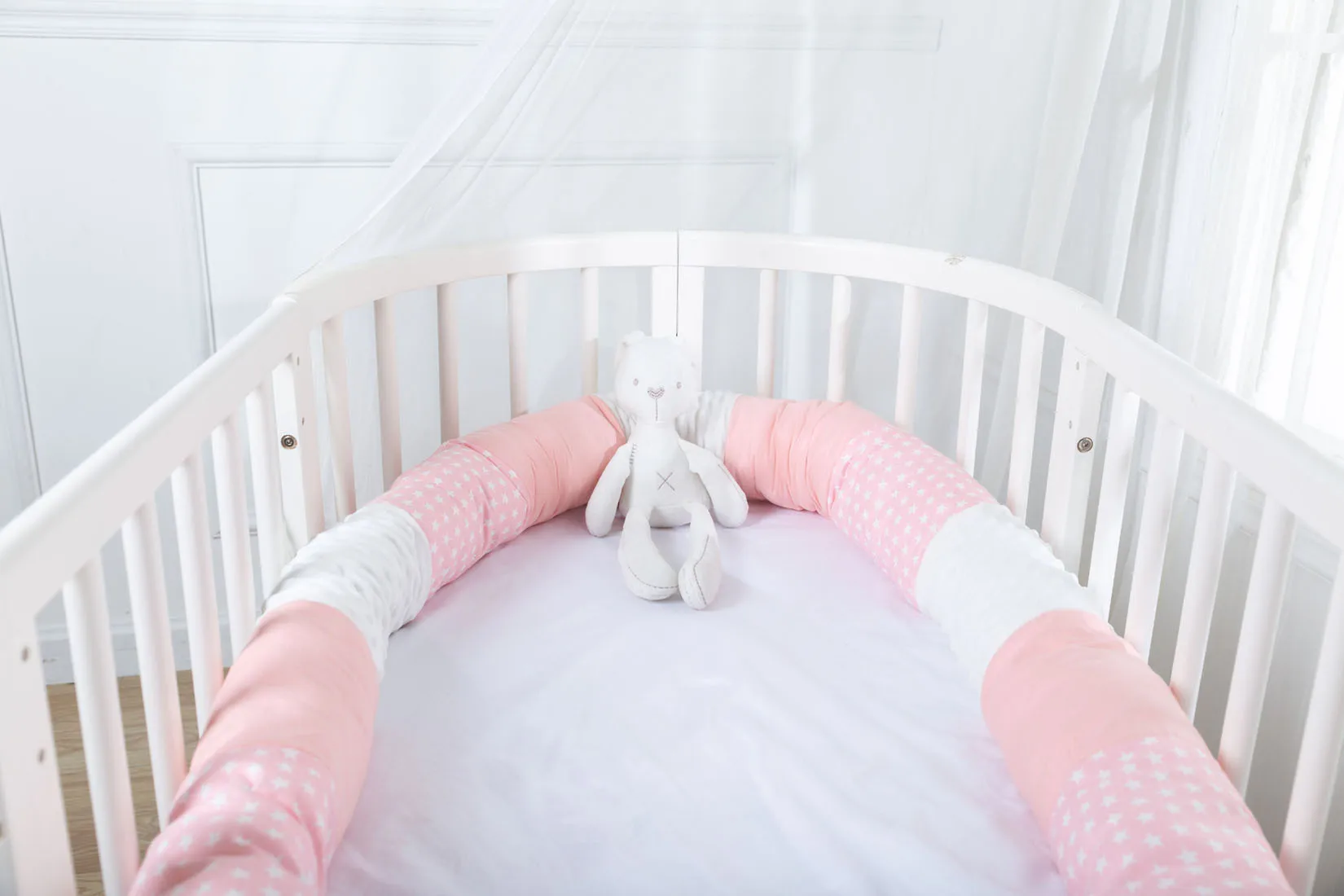 Детский бампер кровать коса узел Подушка окруженная для младенца Bebe защита для кроватки Детская кроватка бампер декор комнаты мальчик девочка кровать вокруг