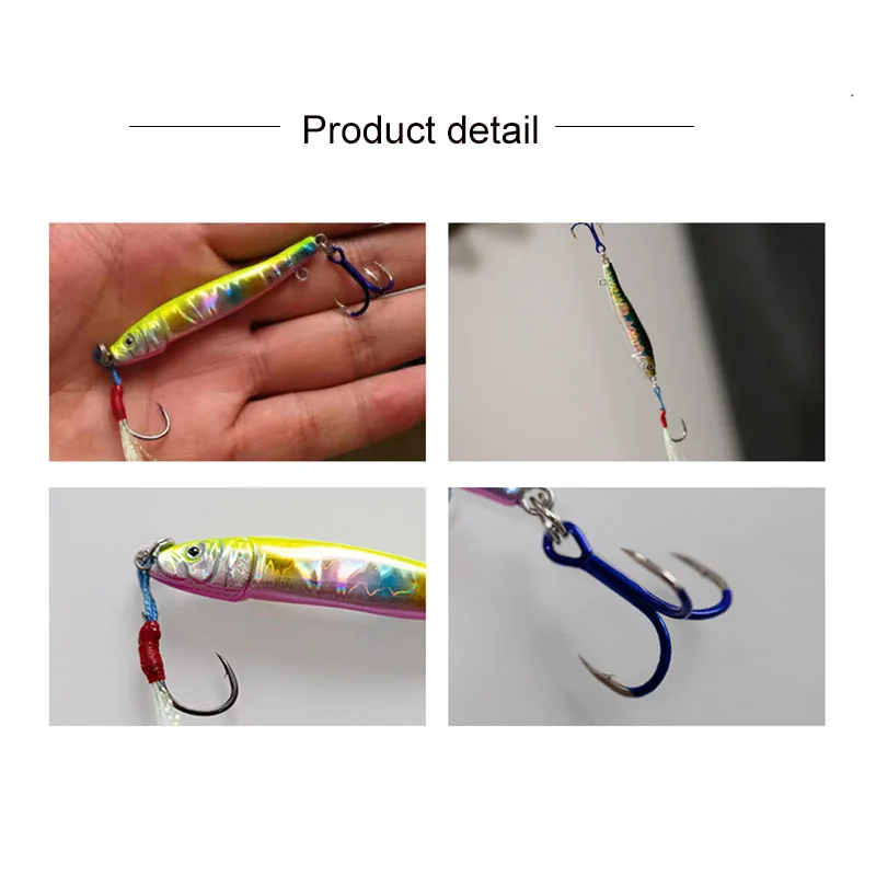 Water Sniper Metal Jig Lure 7g 10g 15g 20g 30g Fishing Jigging Baits With Feature Single &Treble Hook Bass Fishing Accessories