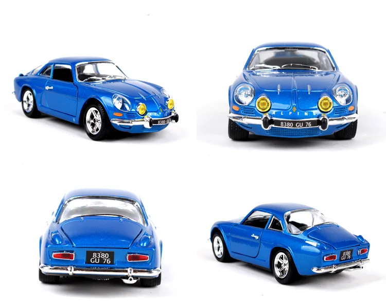 Bburago 1:24 1971 Renault Alpine моделирование брелок для автомобильных ключей модель ремесел