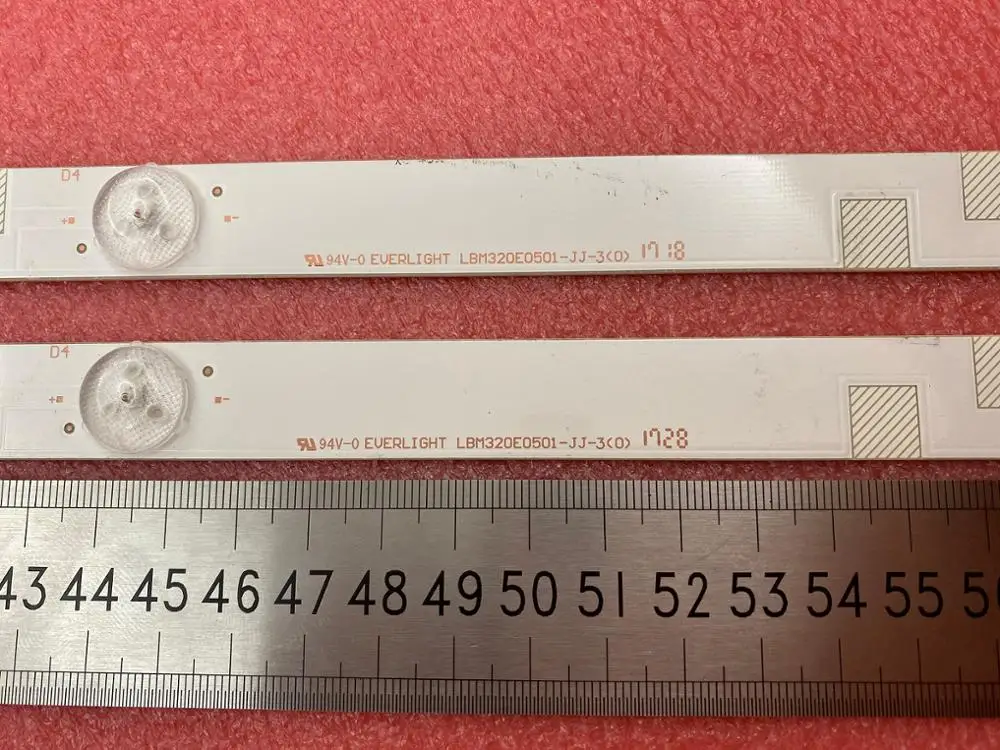Новый 30 шт./лот 5 светодиодный 610 мм подсветка полосы для 32 дюймов ТВ EVERLIGHT LBM320E0501 JJ 3