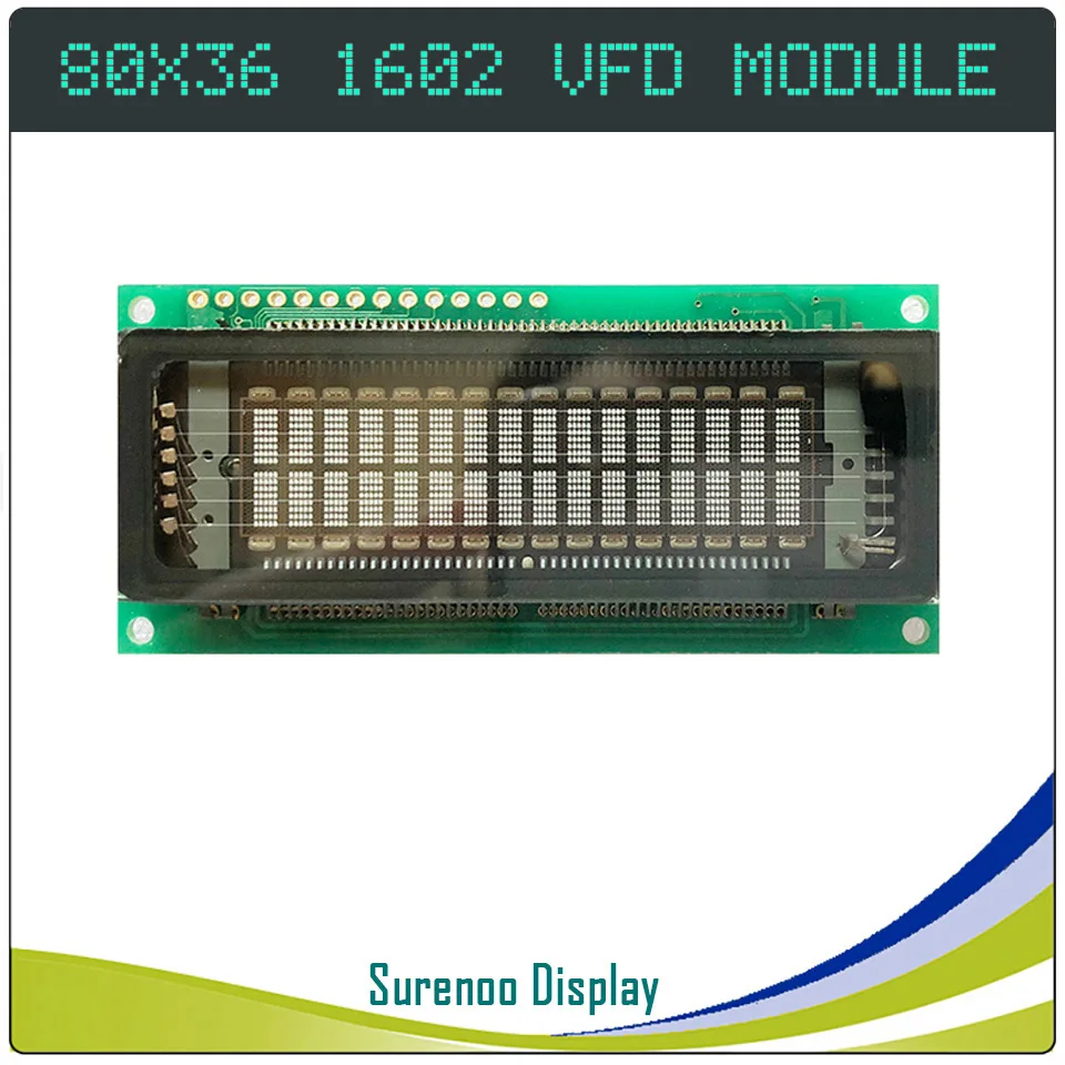 1602 16X2 Параллельный Последовательный SPI VFD экран дисплея KH162SD01 совместимый с 16T202DA2