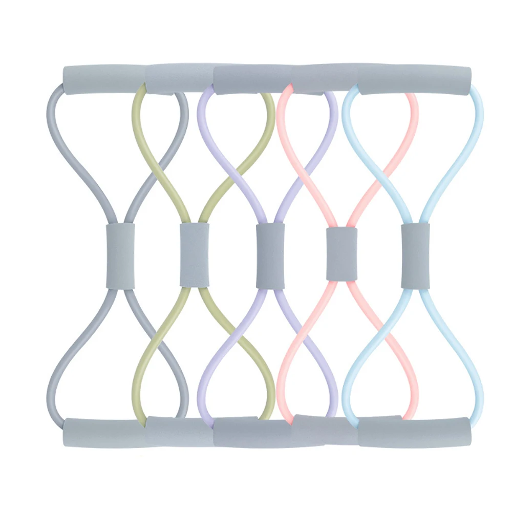 

Резиновые ленты для фитнеса, эластичная лента, 8 слов, Эспандер для груди, спорт, йога, тренажерный зал, домашнее фитнес оборудование