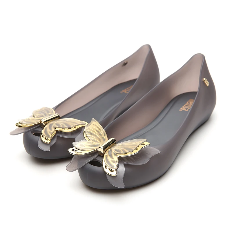 Melissa/обувь 2019 г. новые женские сандалии на плоской подошве брендовая Прозрачная