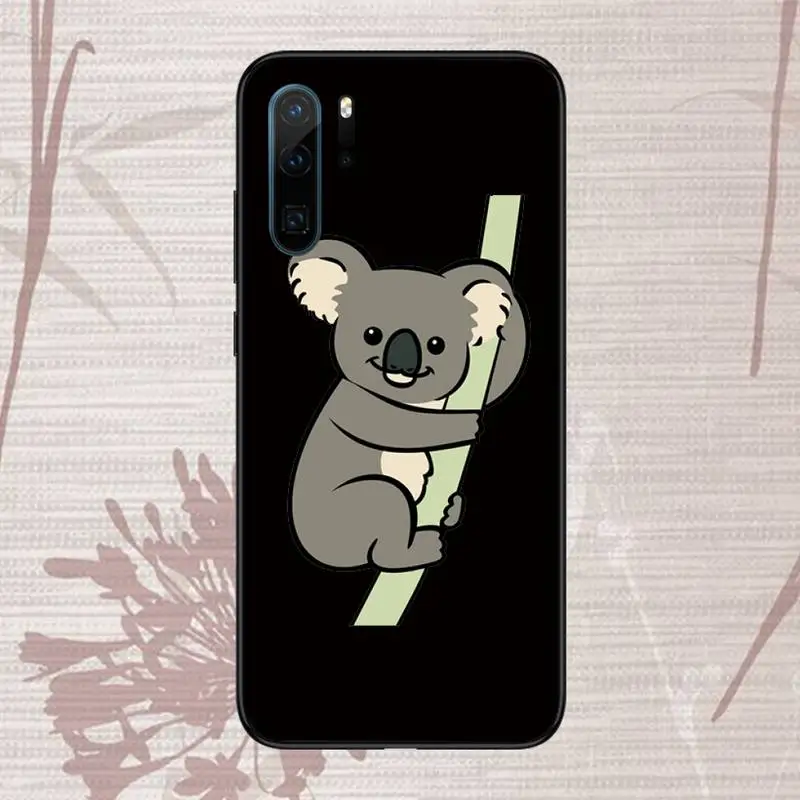

Animal sleeping koala Phone Case For Huawei honor Mate P 9 10 20 30 40 Pro 10i 7 8 a x Lite nova 5t