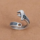 Новое винтажное регулируемое кольцо в стиле панк для мужчин