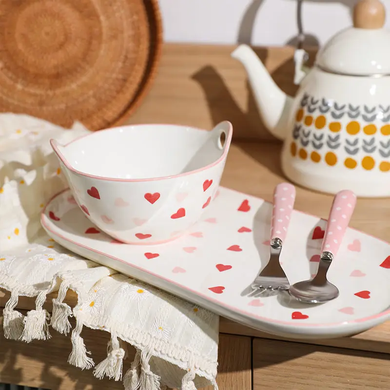 Миски для завтрака бинауральные тарелки набор тарелок в скандинавском стиле