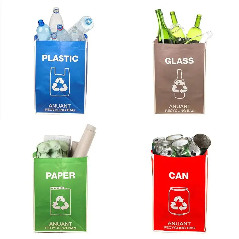 

Separate Recycling Waste Bin Bags for Kitchen Office in Home - Recycle Garbage