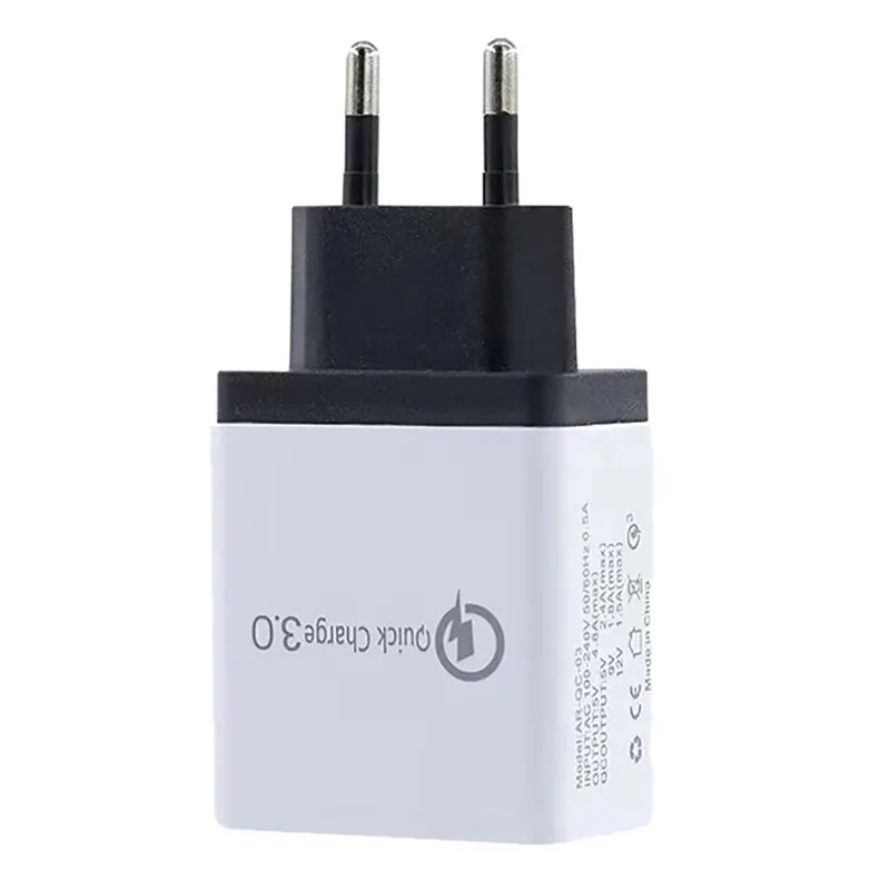 Быстрая зарядка QC 3 0 зарядное устройство с 4 USB портами быстрая адаптер вилкой для