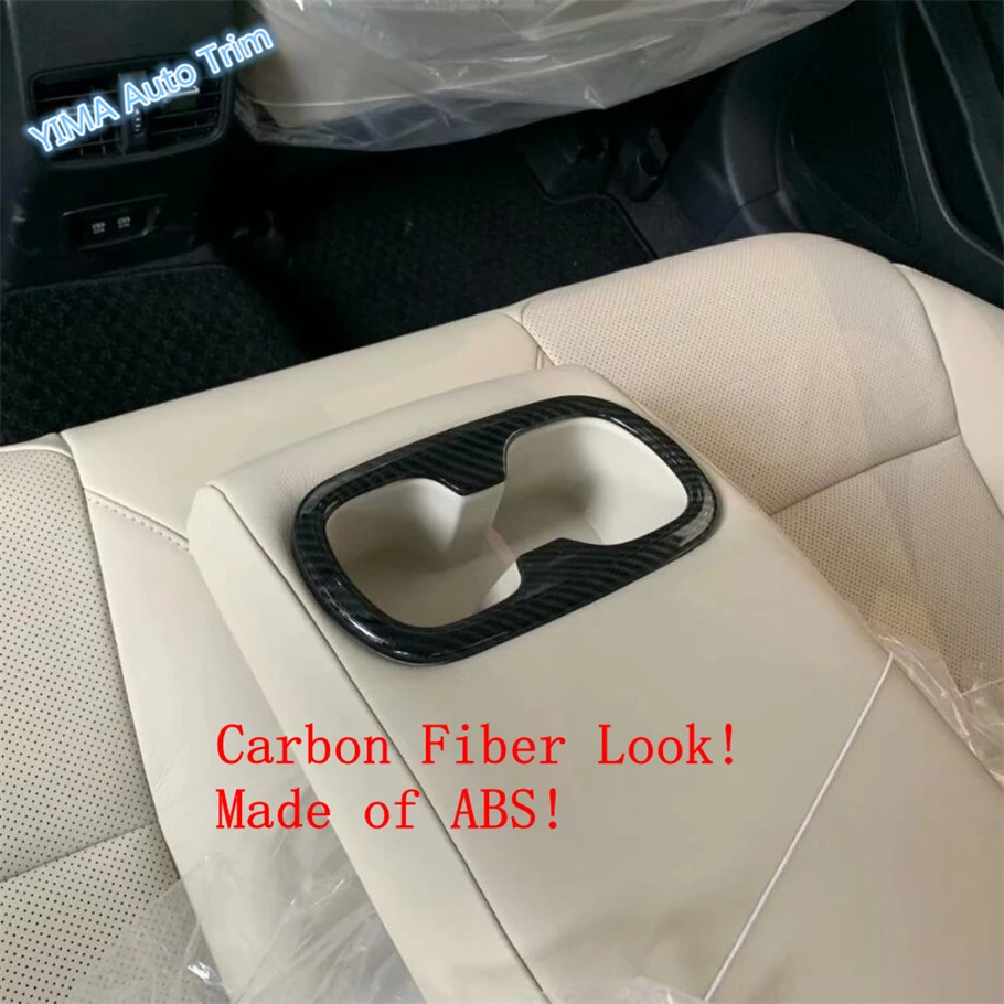 Авто Стайлинг заднего сиденья рамка держателя стакана воды крышка отделки