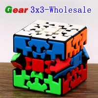 qiyi gear cube 3x3x3 zc magic puzzle 3x3 gearwheel cube toy stickerless wholesale price easy learning smart wisdom magical cubo