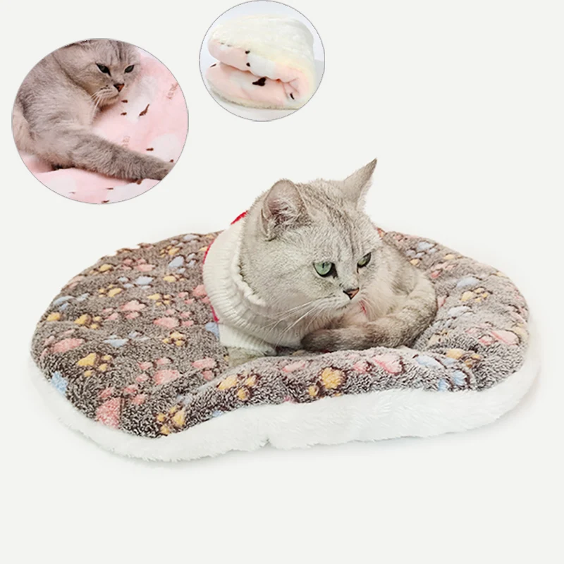 

Round Dog Bed Mat Thicken Warm Pet Cushion Breathable Puppy Kennel Beds For Cat Dog Sleeping Blanket Nest Pet Accessories