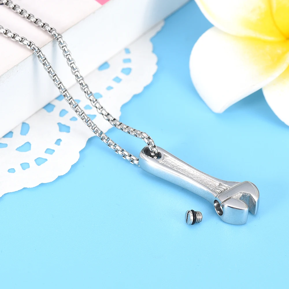Ключ для кремации ювелирные изделия папы урна ожерелье из нержавеющей стали 316L