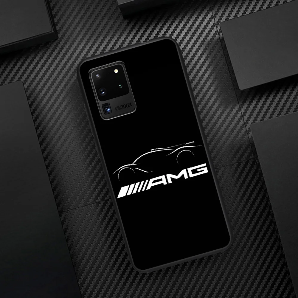 

Mercedes Benz Amges Car Phone Case Cover Hull For Samsung Galaxy S 6 7 8 9 10 e 20 Edge Note 8 9 10 Plus black Cover Painting