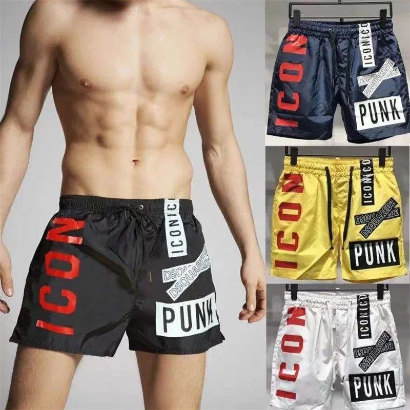 

2021 European and American summer DSQ2 new men's casual Dsquared2 beach pants men's five-point shorts breathable sports pants D2