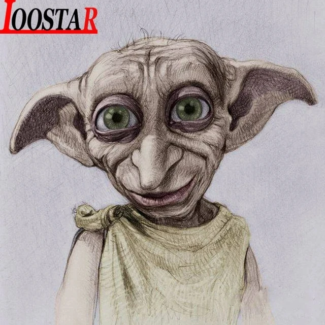 Алмазная живопись 5D сделай сам мультяшный фильм лояльный Добби стразы вышивка