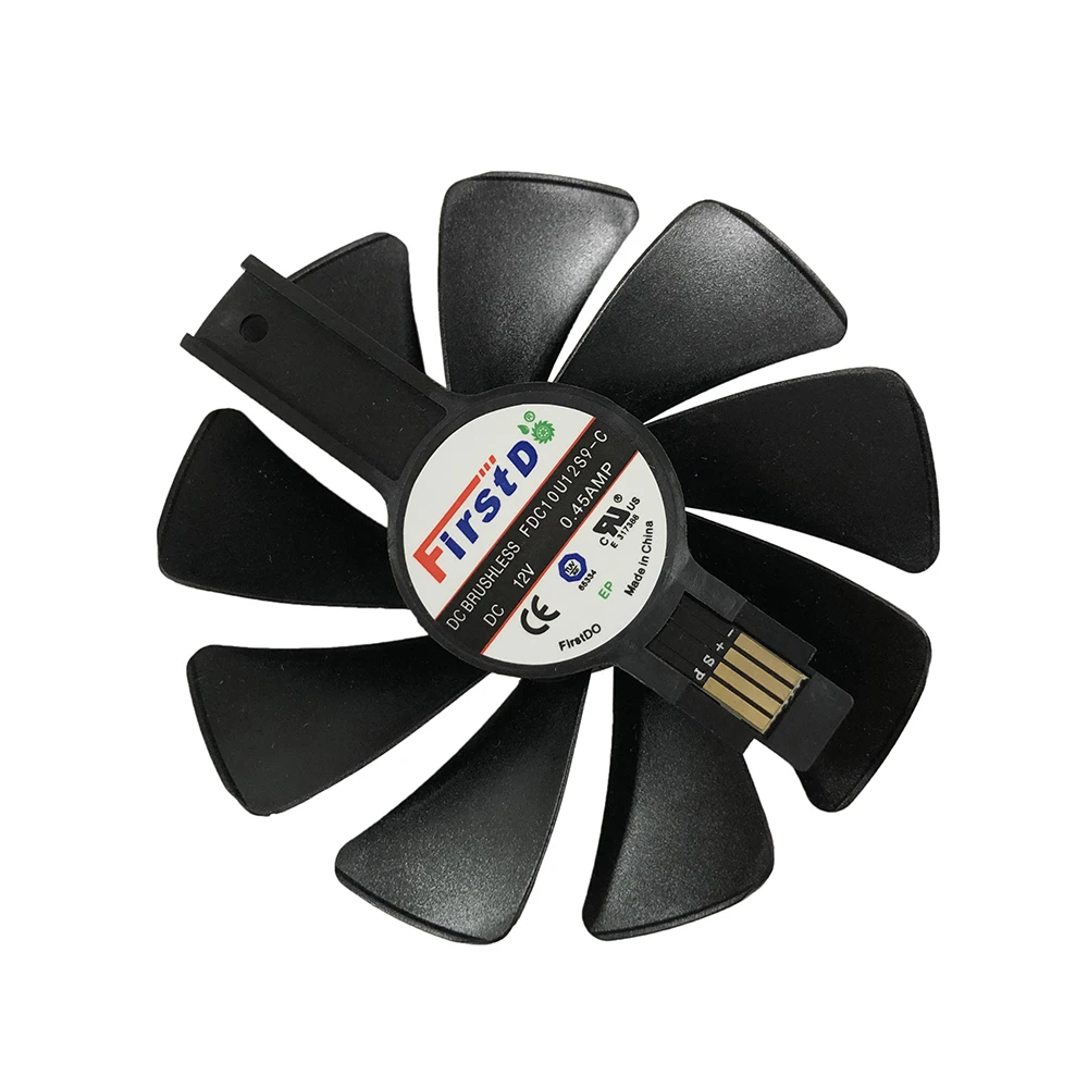 CF10H12D RX VEGA/590/580/570 GPU VGA Графика кулер FDC10U12S9 C вентилятор для сапфир деталь нитро