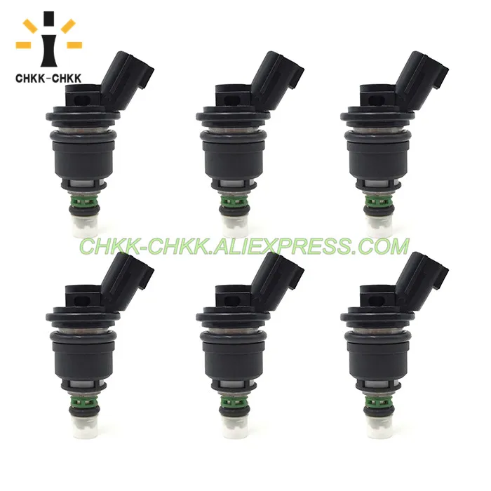 6pcs CHKK-CHKK автомобильный аксессуар 1200cc Топливная форсунка гоночный турбо для Nissan Skyline R33 GTS-T RB25DET E85 - Цвет: 6pcs