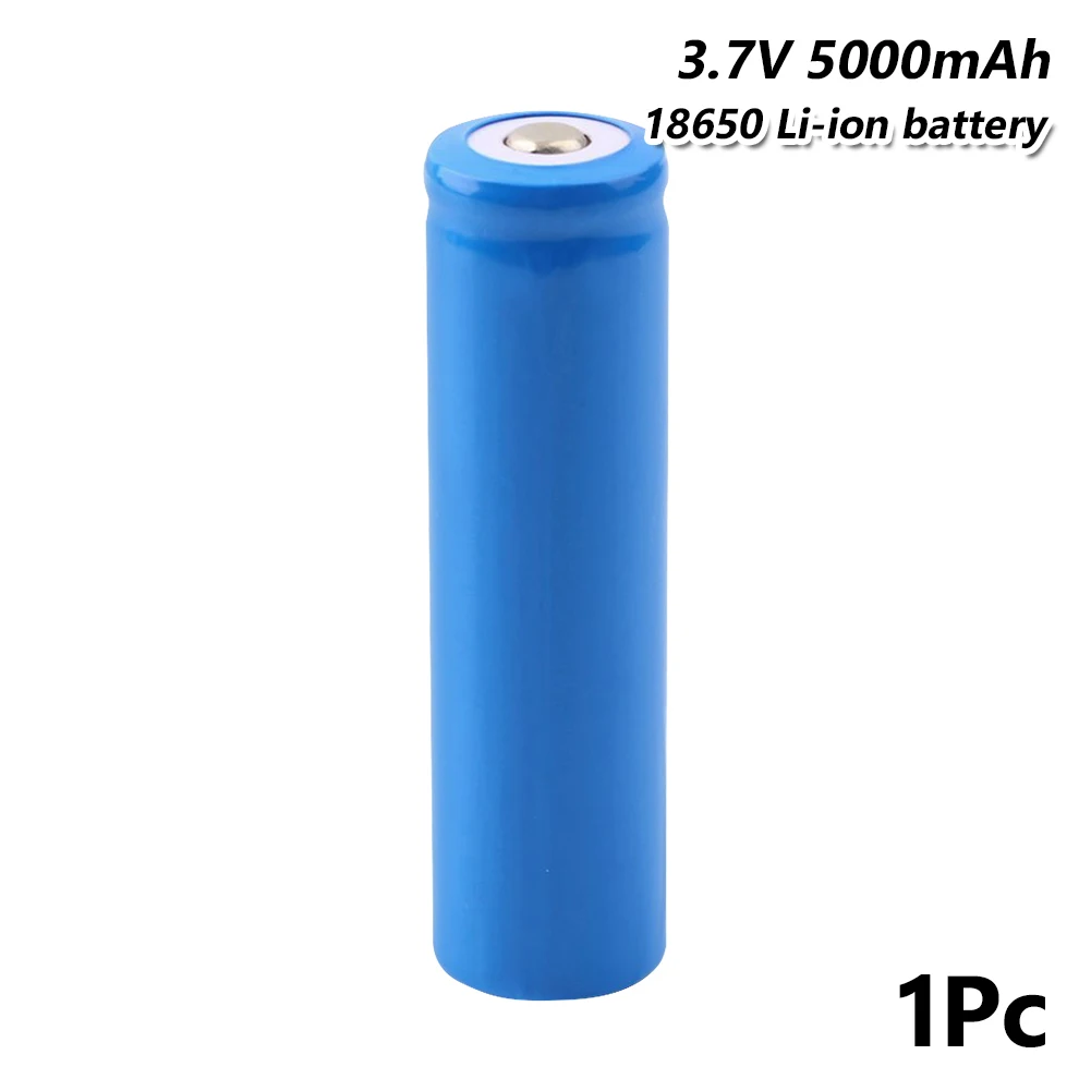 

1/2/4/6 Pieces 5000mAh 18650 Battery 3.7V Rechargeable Cell Li-ion Lithium Batteries For Led Torch Powerbank Emergency Light