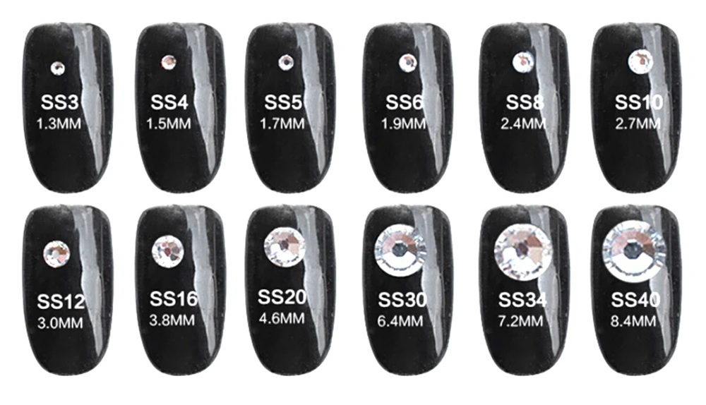 8 мм восемь схем кристалл AB железо на драгоценных камнях плоская задняя стразы