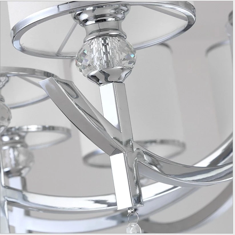 

Chrome crystal chandelier lighting Modern for living room Bedroom Led Chandelier Lighting Fixture Crystal Lamp E14 led Lighting