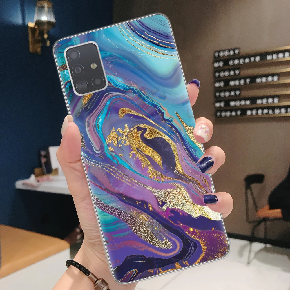 Чехол для телефона Samsung A51 A71 A10 A20 A30 A40 A50 A70 A6 A8 Plus A7 A9 2018 мягкий ТПУ чехол-накладка |