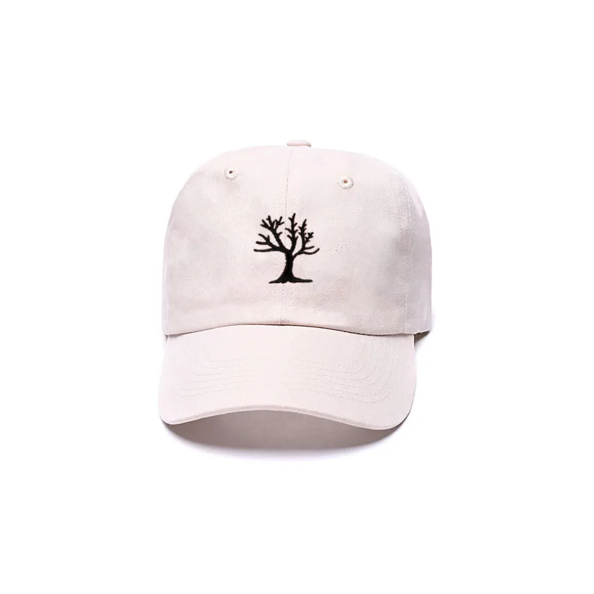 100% хлопковая бейсбольная Кепка с вышивкой большого дерева для папы бейсболка без