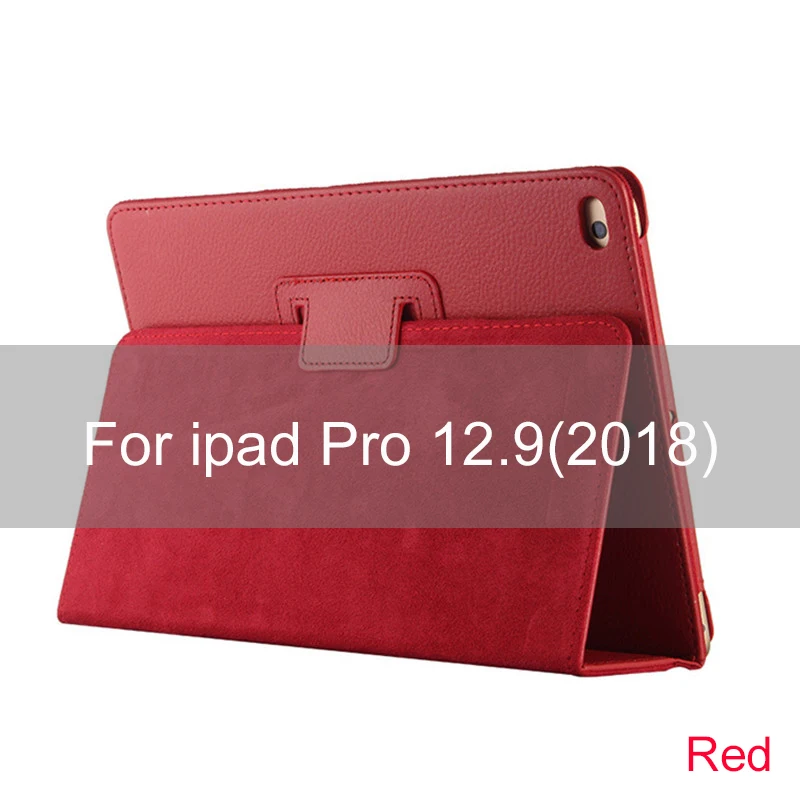 For pro 12.9(2018) Essidi кожаный чехол-подставка для ipad pro 12,9() Anto Wake Sleep Tablet Cover Skin для ipad pro 12,9 - Цвет: For pro 12.9(2018)