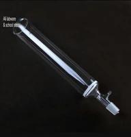 1pcs 40mm 50mm 60mm300mm lab glass sand core chromatography column with 24 standard mouth