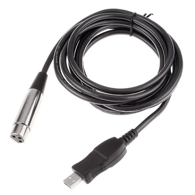 3M USB мужчина к XLR Женский микрофон Соединительный кабель Новый | Электроника