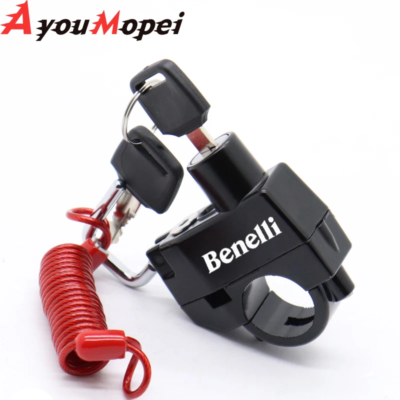 Противоугонный замок на шлем для BENELLI TRK 502 Leoncino 500 200 BJ250 BJ500 TNT 125 300 600 502c аксессуары