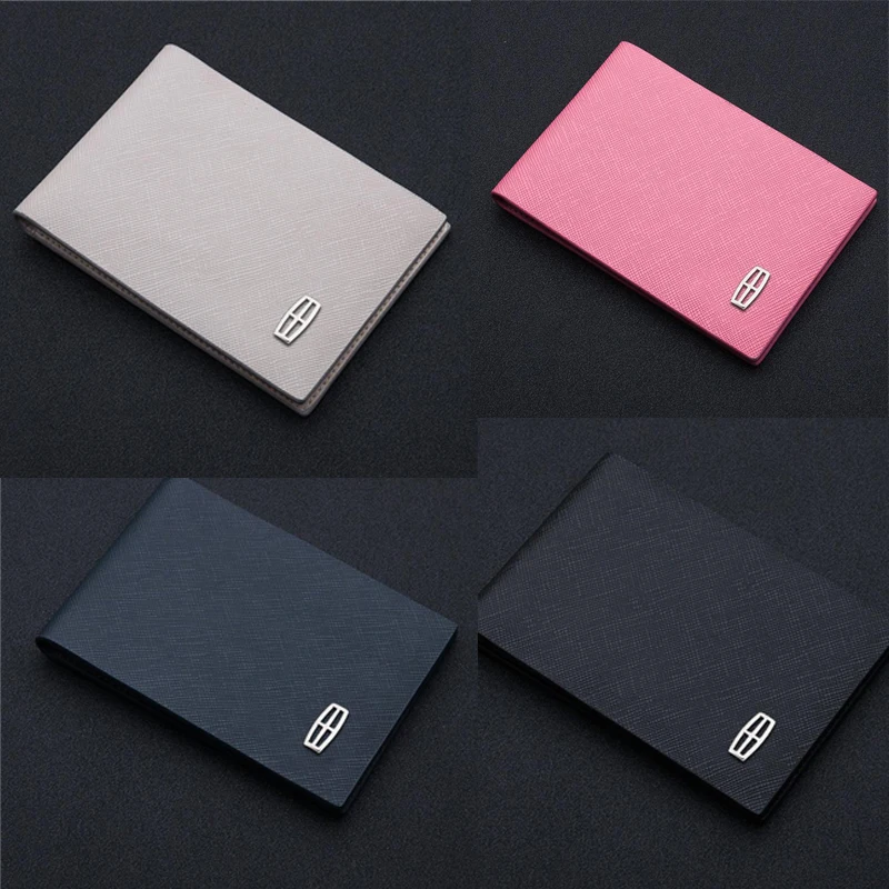 

2021 Motor Vehicle Driving License Case Personalized Creative Men And Women For Lincoln Ultra-thin Car Card Wallet Holder Purse