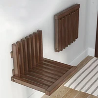 ultra thin hidden wall hanging folding chair porch chair shoe changing wall mounted folding bathroom stool