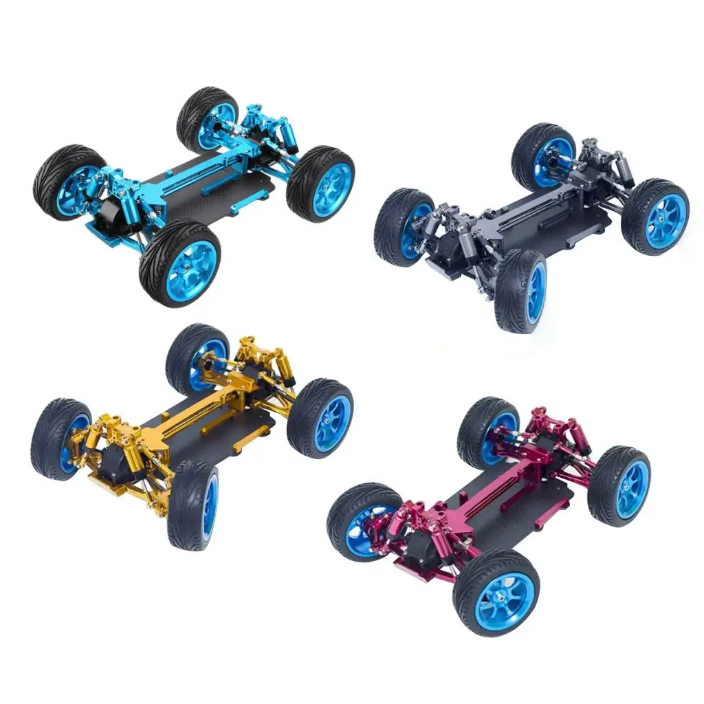 

RC Car Frame Metal Car Frame Replacement Upgrade Accessory Compatible with WLtoys A959 A969 A979 1/18