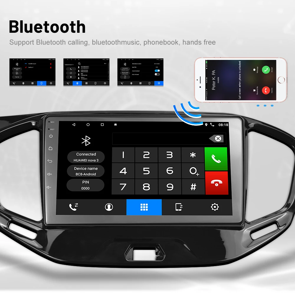 Podofo 2din автомобильный Радио Мультимедийный видео плеер для Lada VESTA 2015 2019 GPS